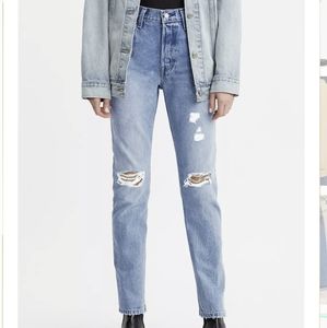 Levi's Light Blue Straight Leg Jeans